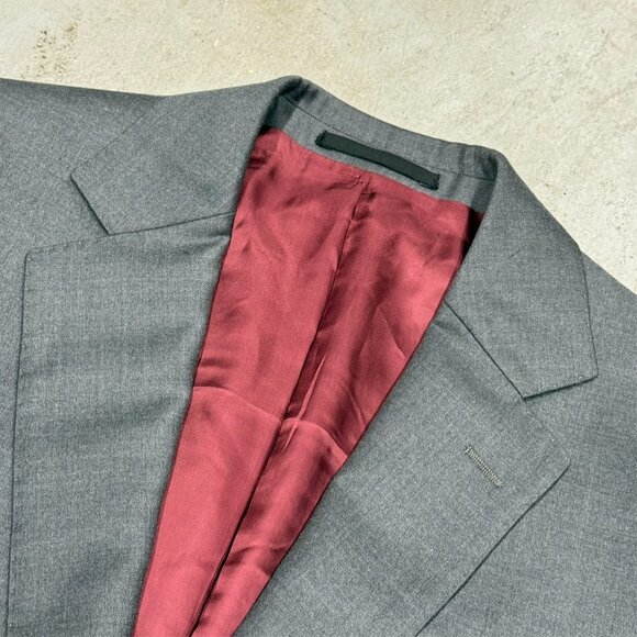 Spier & Mackay Blazer Wool Sport Coat Slim Fit Grey 38S - Picture 6 of 9